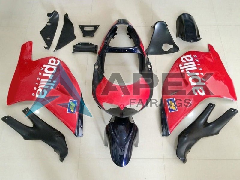 Red Black White  2 - Aprilia RS250 (1995-1997) ABS Fairings | Apex Fairings