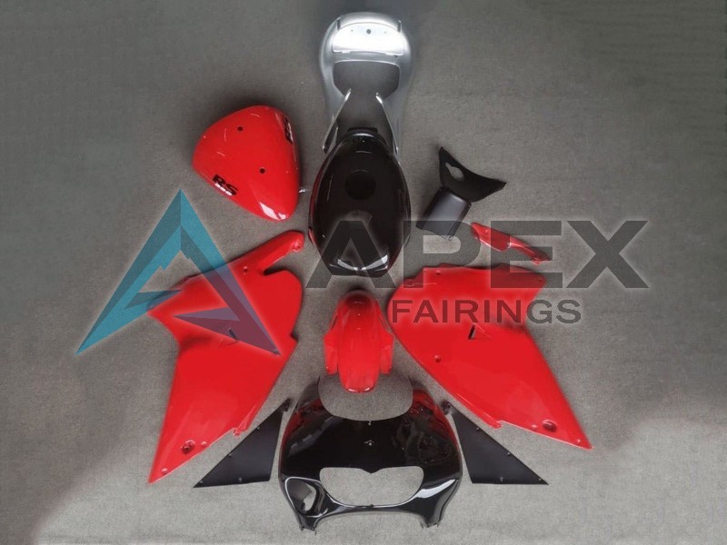 Red Black Silver  2 - Aprilia RS250 (1998-2002) ABS Fairings | Apex Fairings