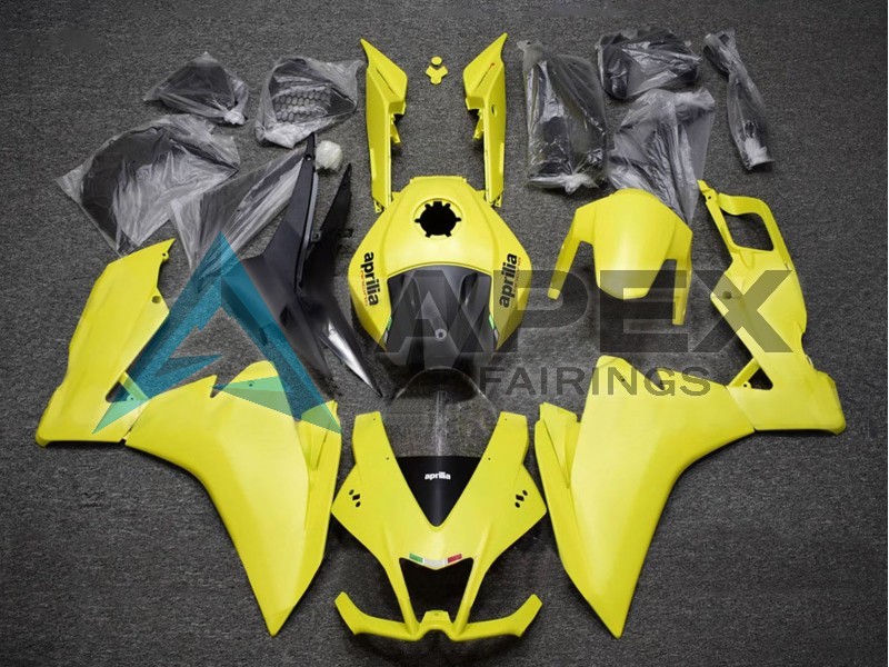 Yellow - Aprilia RS4 50 / RS50 (2011-2017) ABS Fairings — Style FE43 | Apex Fairings