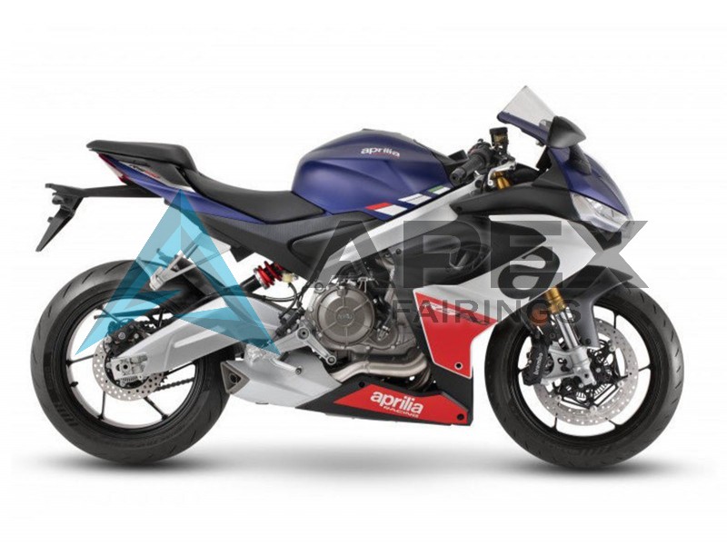 Matte Blue White Red - Aprilia RS660 (2020-2024) ABS Fairings | Apex Fairings