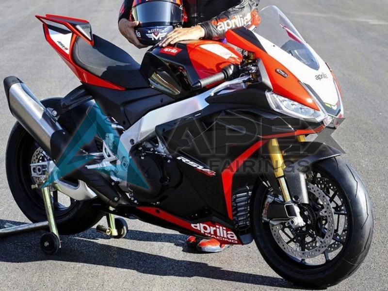 Black Red White - Aprilia RSV4 1100 (2021-2024) ABS Fairings | Apex Fairings