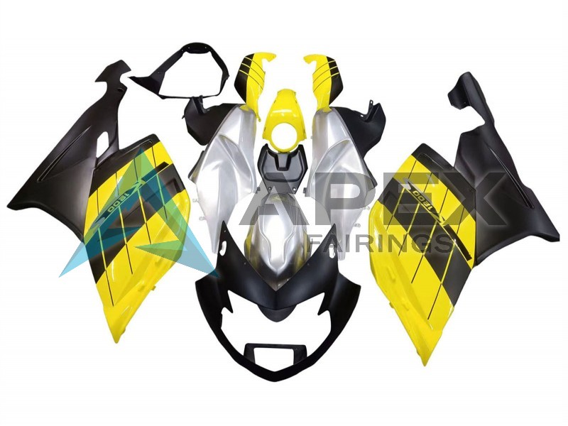Yellow Silver Matte Black - BMW K1200S (2005-2010) ABS Fairings | Apex Fairings