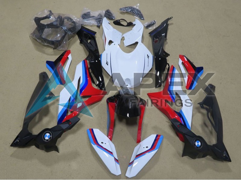 White Blue Red Black - BMW S1000R (2014-2016) ABS Fairings | Apex Fairings