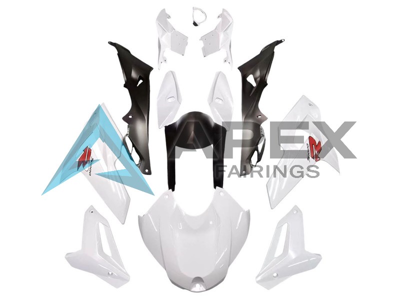 White - BMW S1000R (2014-2016) ABS Fairings | Apex Fairings