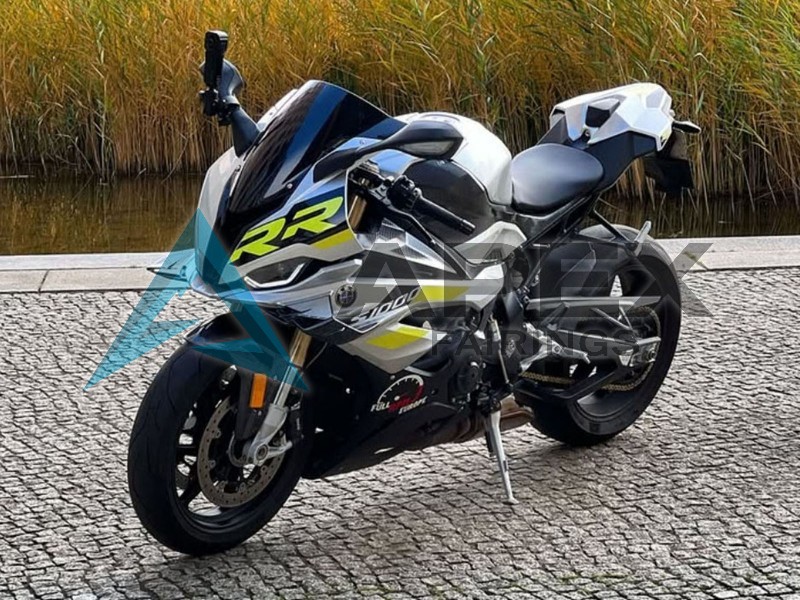 Silver Yellow Carbon Fiber - BMW S1000RR (2023-2024) ABS Fairings | Apex Fairings