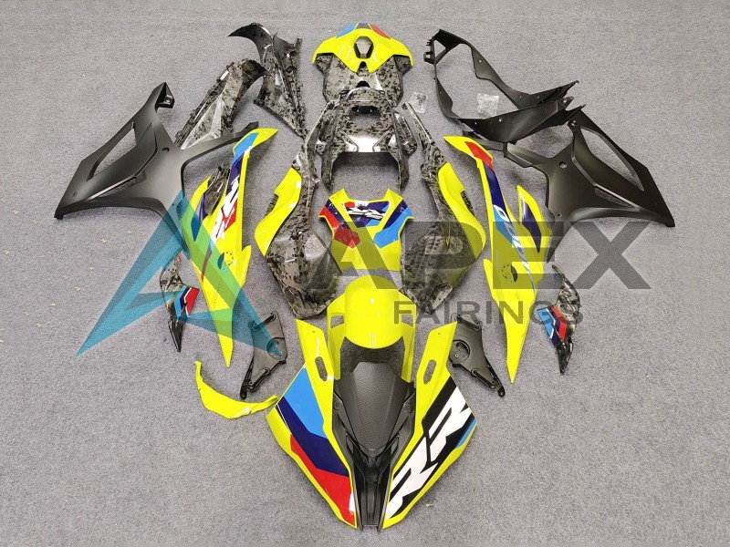 Yellow Carbon Fiber - BMW S1000RR (2023-2024) ABS Fairings | Apex Fairings