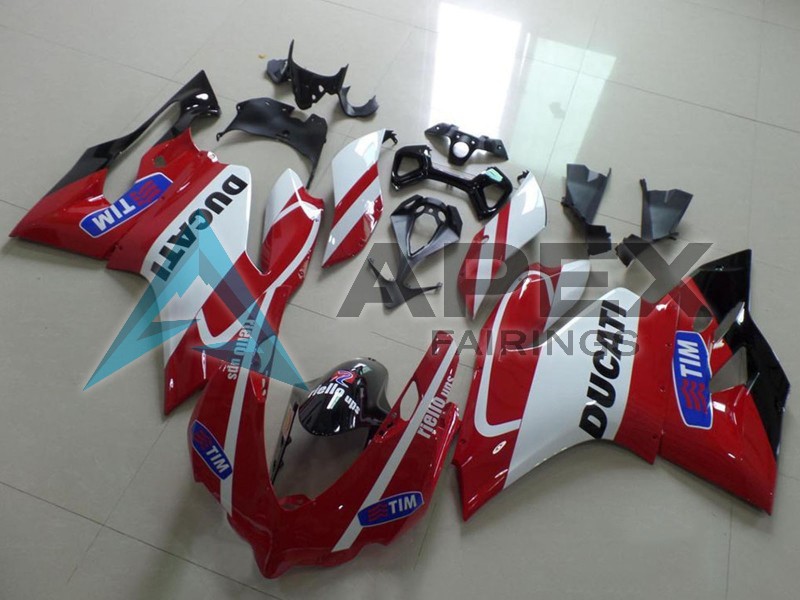 White Red Tim - Ducati 1199 Panigale (2012-2014) ABS Fairings | Apex Fairings
