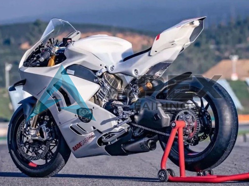 White - Ducati Panigale V4 (2022-2024) ABS Fairings | Apex Fairings