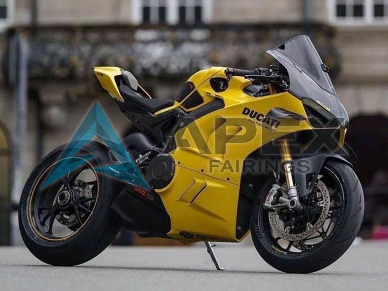 Yellow Black - Ducati Panigale V4 (2022-2024) ABS Fairings | Apex Fairings