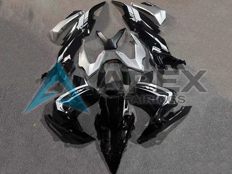 Silver Glossy Black - Honda ADV160 (2022-2025) ABS Fairings | Apex Fairings