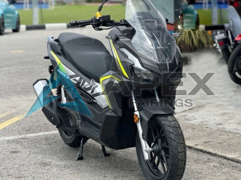 Silver Yellow Matte Black - Honda ADV160 (2022-2025) ABS Fairings | Apex Fairings