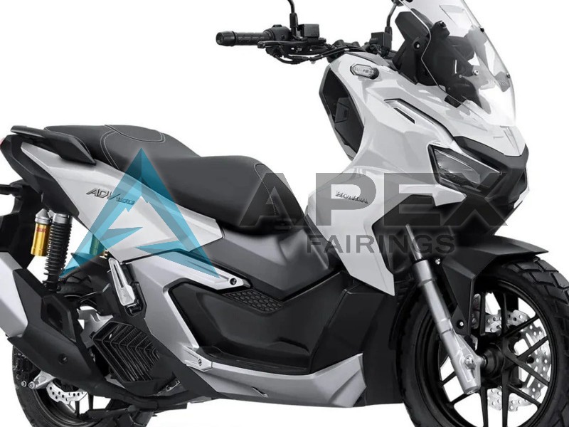 White Black - Honda ADV160 (2022-2025) ABS Fairings | Apex Fairings