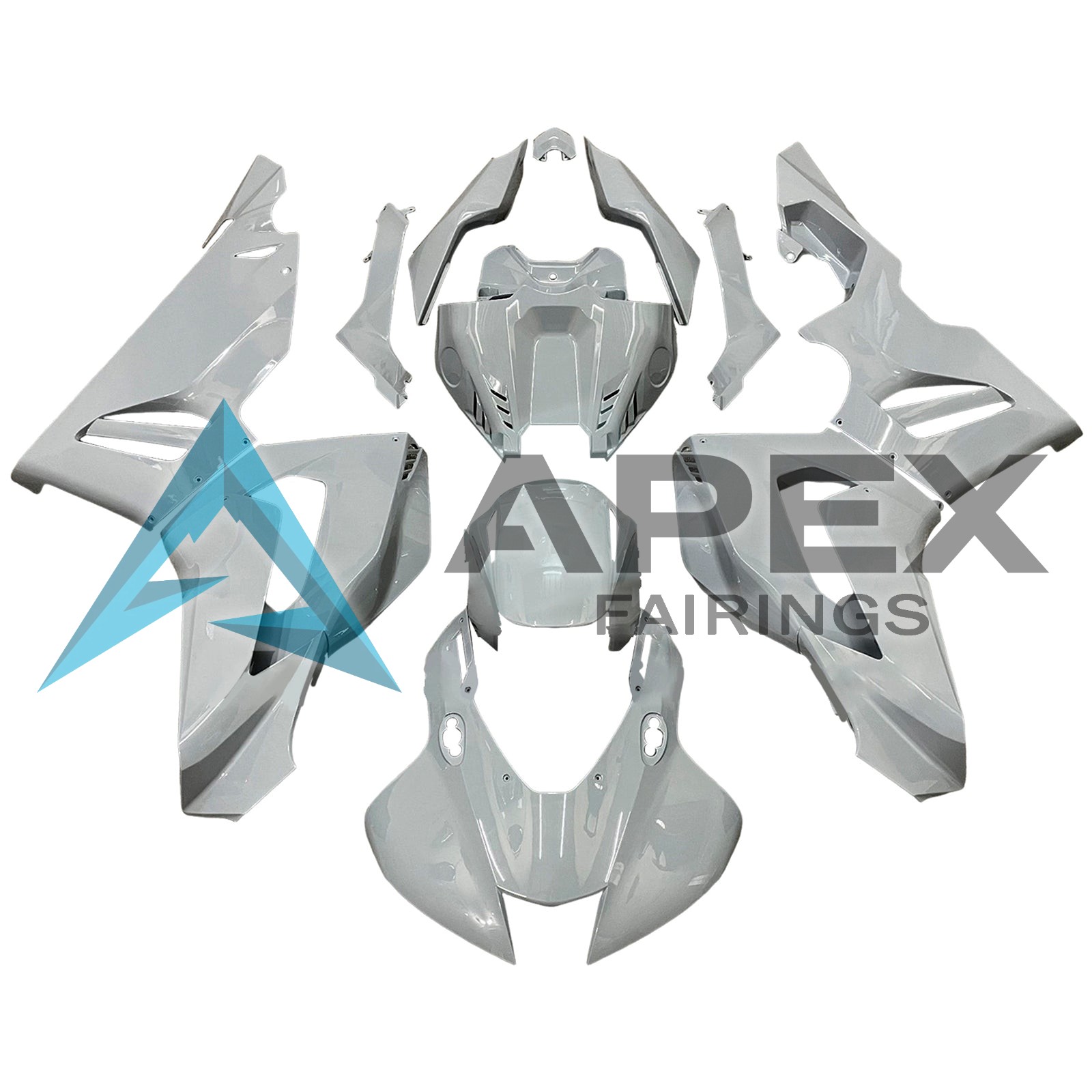 White - Honda CBR1000RR / CBR1000RR-R Fireblade (2017-2026) ABS Fairings — Style A19 | Apex Fairings