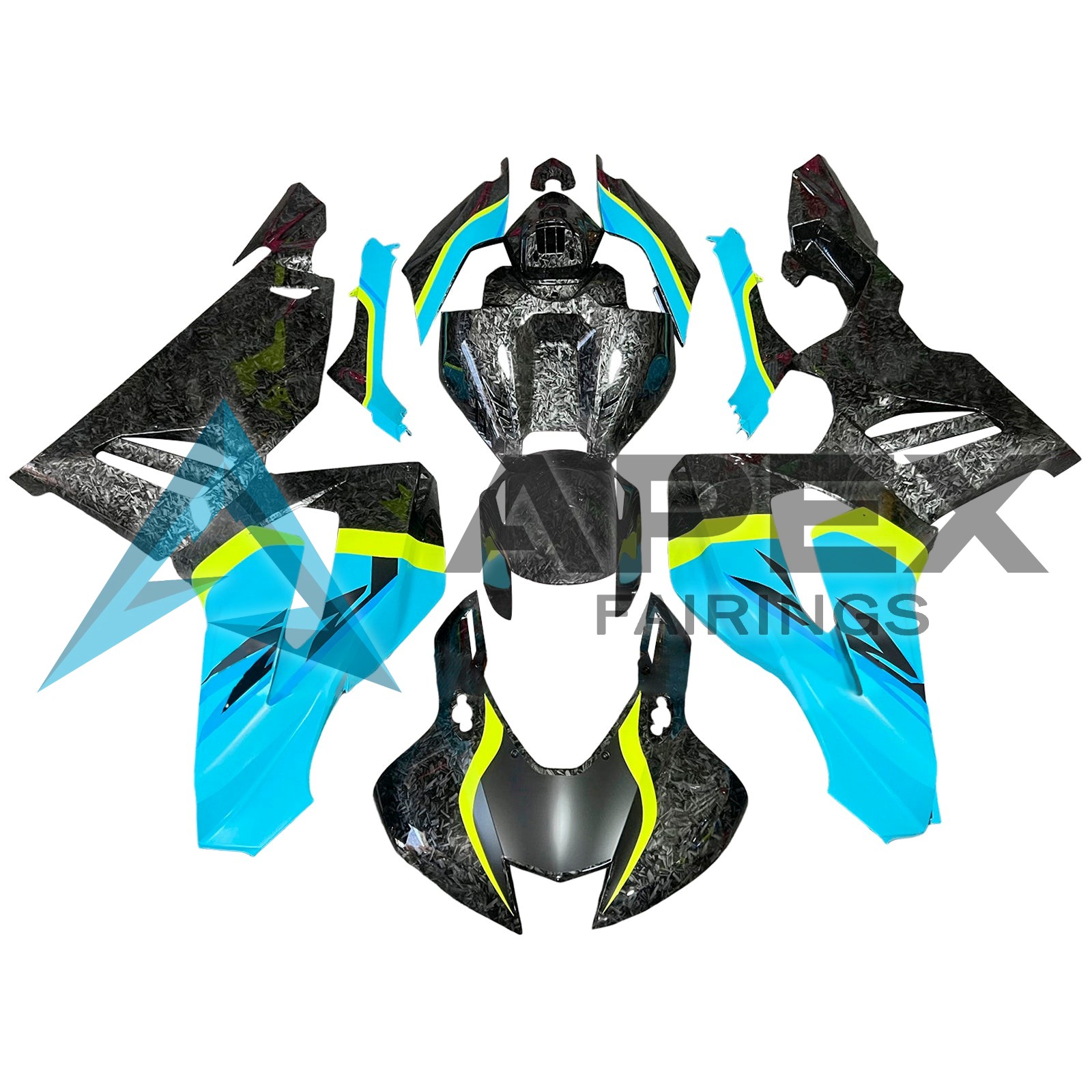 Forged Carbon Fiber Patterns - Honda CBR1000RR / CBR1000RR-R Fireblade (2017-2026) ABS Fairings | Apex Fairings