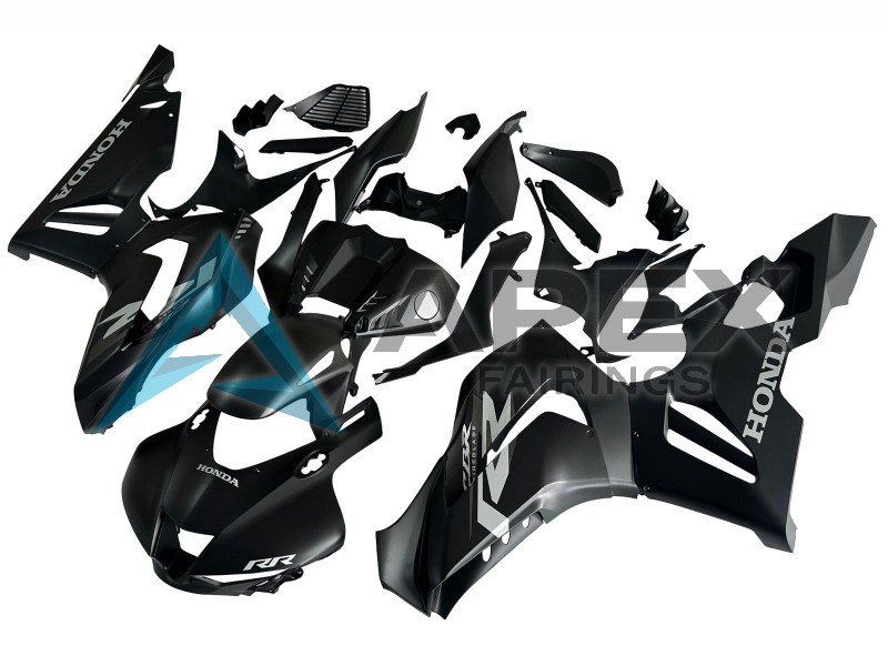 Matte Black Matte Grey - Honda CBR1000RR-R SP Fireblade SC82 (2020-2023) ABS Fairings | Apex Fairings — view 2