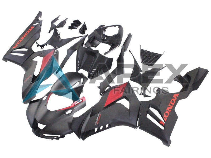 Matte Black Red - Honda CBR1000RR-R SP Fireblade SC82 (2020-2023) ABS Fairings | Apex Fairings — view 2