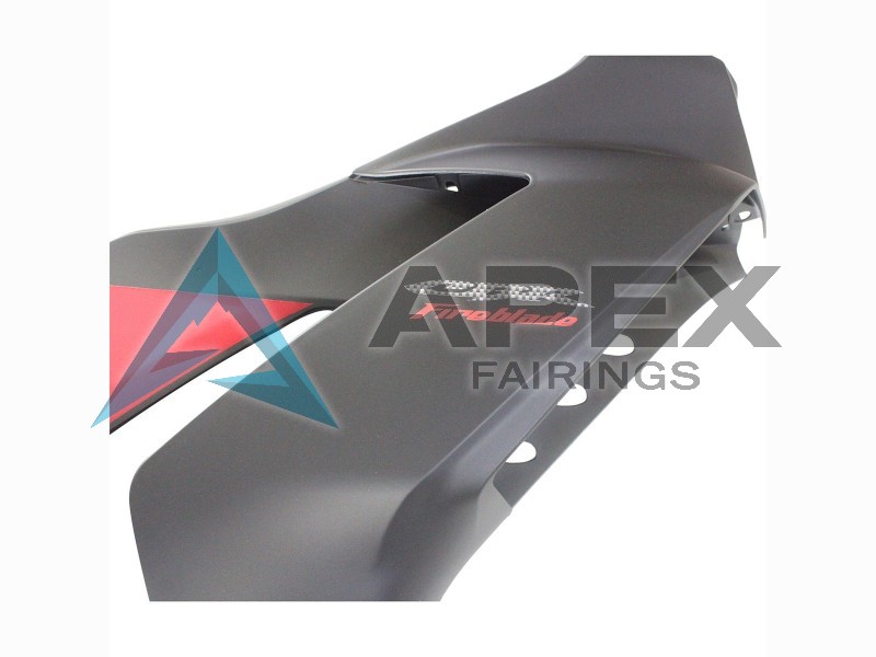 Matte Black Red - Honda CBR1000RR-R SP Fireblade SC82 (2020-2023) ABS Fairings | Apex Fairings — view 4