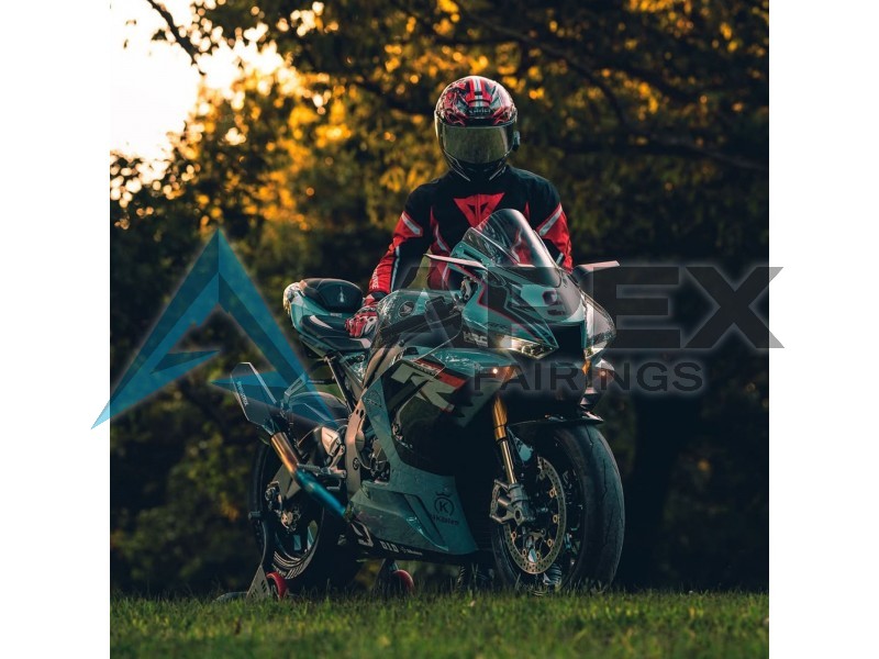 Nardo Grey Glossy Black HRC 9 - Honda CBR1000RR-R SP Fireblade SC82 (2020-2023) ABS Fairings | Apex Fairings — view 2
