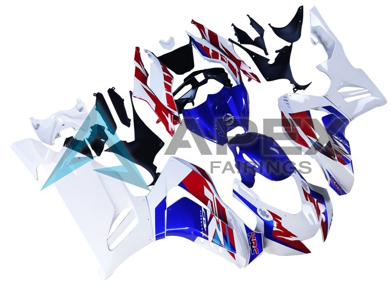 White Red Blue - Honda CBR1000RR-R SP Fireblade SC82 (2020-2023) ABS Fairings | Apex Fairings — view 3