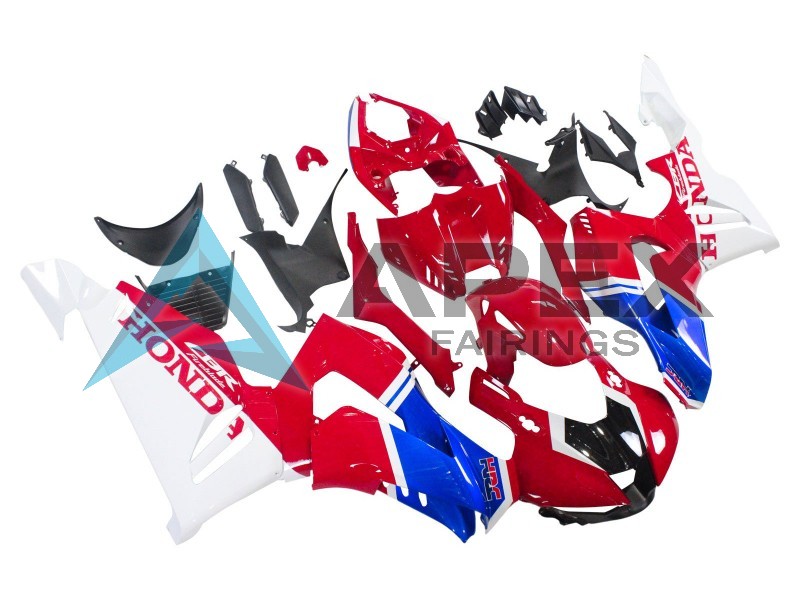 White Red Blue HRC  - Honda CBR1000RR-R SP Fireblade SC82 (2020-2023) ABS Fairings | Apex Fairings — view 2