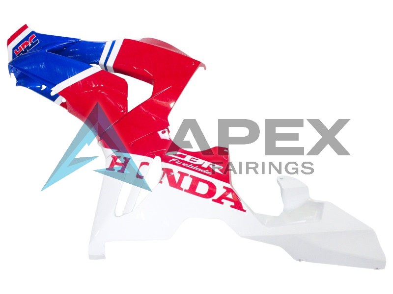 White Red Blue HRC  - Honda CBR1000RR-R SP Fireblade SC82 (2020-2023) ABS Fairings | Apex Fairings — view 4