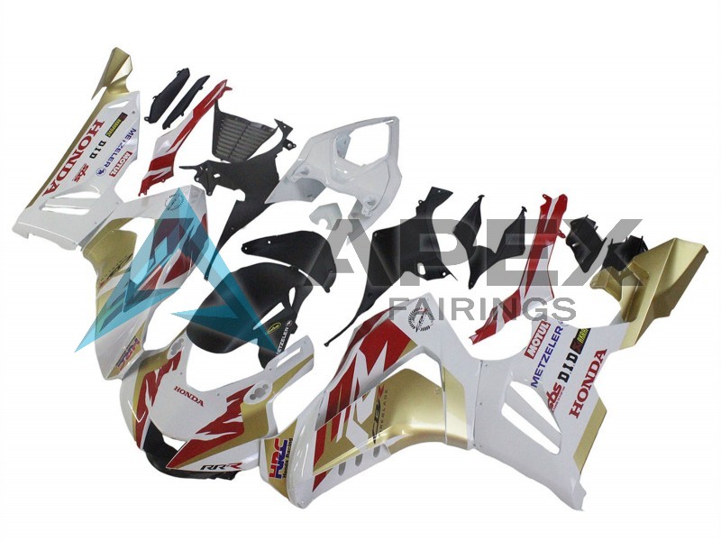 White Red Gold Motul HRC - Honda CBR1000RR-R SP Fireblade SC82 (2020-2023) ABS Fairings | Apex Fairings — view 2