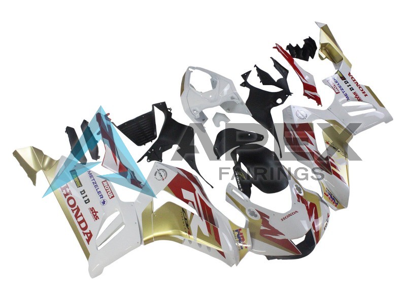 White Red Gold Motul HRC - Honda CBR1000RR-R SP Fireblade SC82 (2020-2023) ABS Fairings | Apex Fairings — view 3