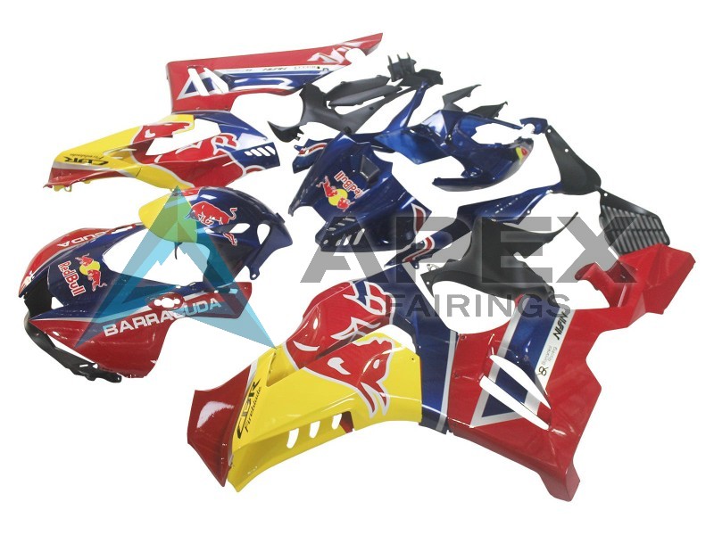 Blue Yellow Red Bull - Honda CBR1000RR-R SP Fireblade SC82 (2020-2023) ABS Fairings | Apex Fairings — view 3