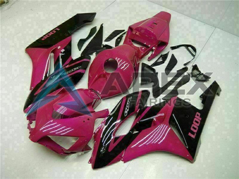 Pink White Glossy Black Repsol - Honda CBR1000RR Fireblade SC57 (2004-2005) ABS Fairings | Apex Fairings — view 3