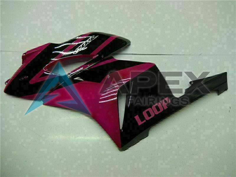 Pink White Glossy Black Repsol - Honda CBR1000RR Fireblade SC57 (2004-2005) ABS Fairings | Apex Fairings — view 4