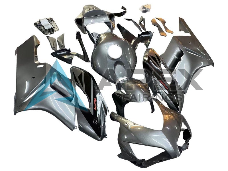 Silver Dark Blue - Honda CBR1000RR Fireblade SC57 (2004-2005) ABS Fairings | Apex Fairings — view 2