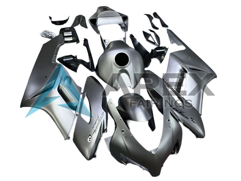 Silver Grey Matte Black Repsol - Honda CBR1000RR Fireblade SC57 (2004-2005) ABS Fairings | Apex Fairings — view 2
