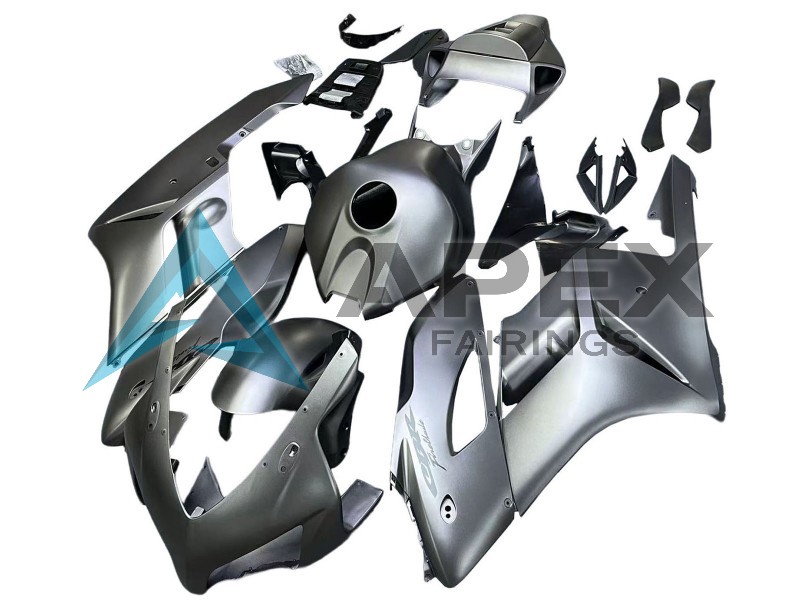 Silver Grey Matte Black Repsol - Honda CBR1000RR Fireblade SC57 (2004-2005) ABS Fairings | Apex Fairings — view 3