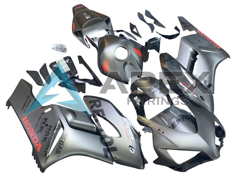 Silver Red - Honda CBR1000RR Fireblade SC57 (2004-2005) ABS Fairings | Apex Fairings — view 2