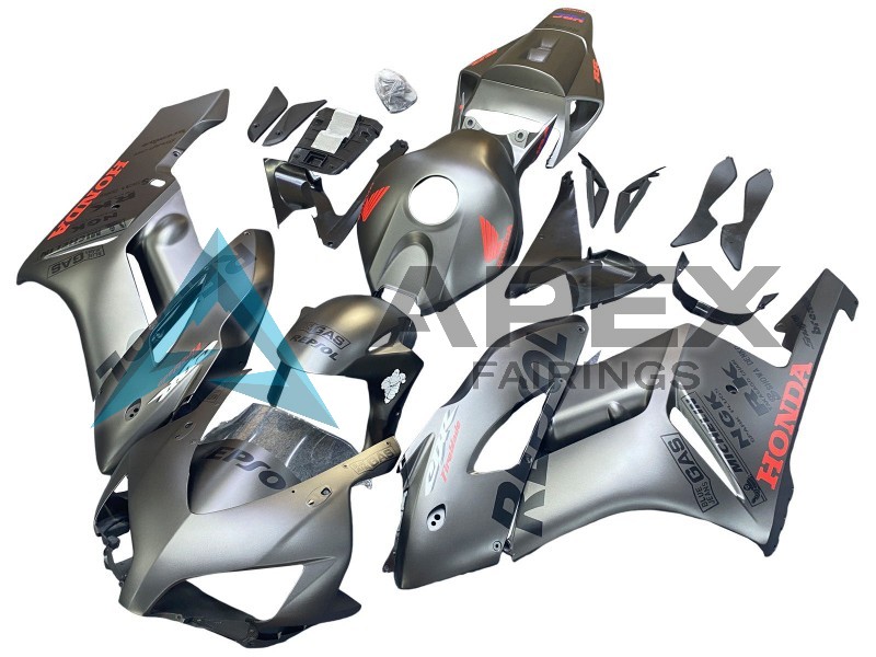 Silver Red - Honda CBR1000RR Fireblade SC57 (2004-2005) ABS Fairings | Apex Fairings — view 3