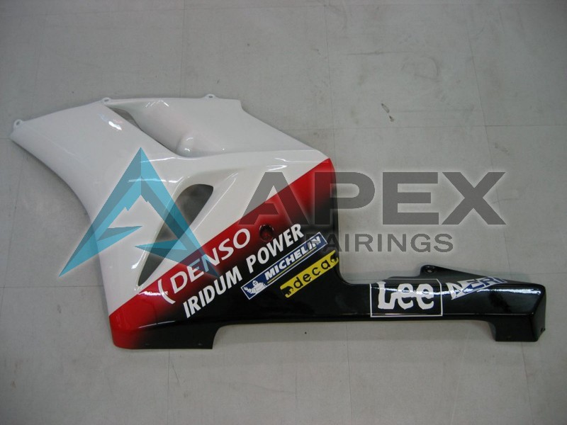 White Blue Red Castrol - Honda CBR1000RR Fireblade SC57 (2004-2005) ABS Fairings | Apex Fairings — view 4
