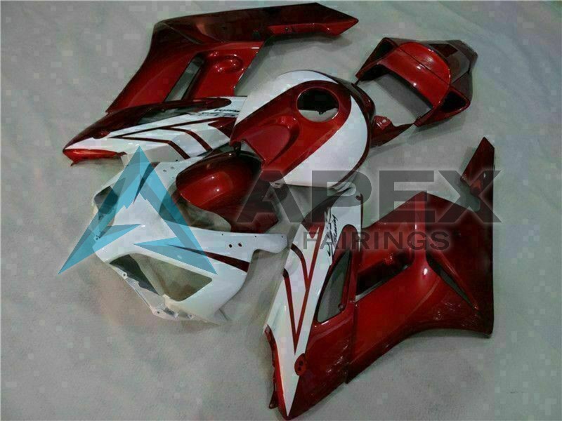 White Red Black - Honda CBR1000RR Fireblade SC57 (2004-2005) ABS Fairings | Apex Fairings — view 2