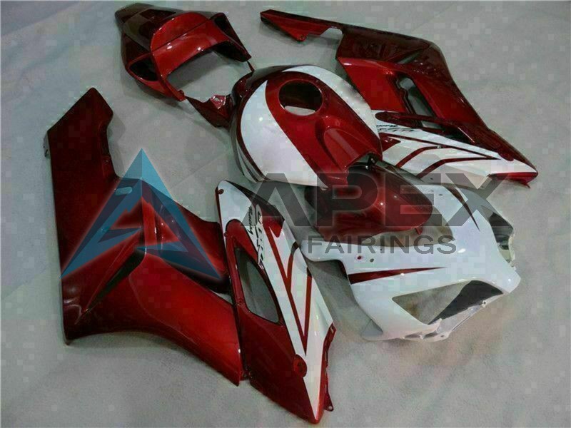 White Red Black - Honda CBR1000RR Fireblade SC57 (2004-2005) ABS Fairings | Apex Fairings — view 3