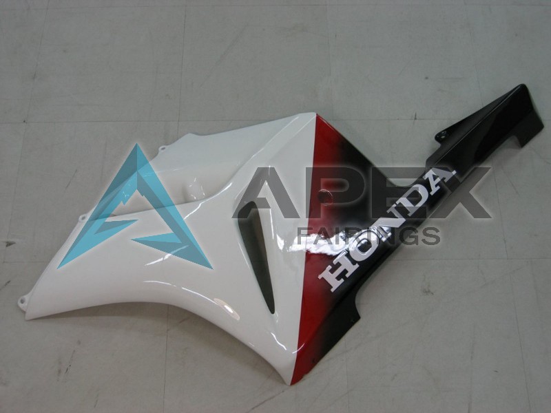 White Red Blue HRC - Honda CBR1000RR Fireblade SC57 (2004-2005) ABS Fairings | Apex Fairings — view 3