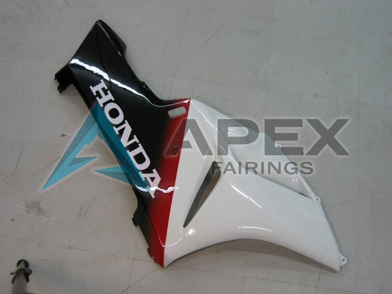 White Red Blue HRC - Honda CBR1000RR Fireblade SC57 (2004-2005) ABS Fairings | Apex Fairings — view 4