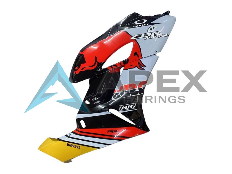 Yellow Grey Glossy Black Nastro Azzurro - Honda CBR1000RR Fireblade SC57 (2004-2005) ABS Fairings | Apex Fairings — view 4