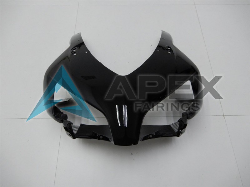 Glossy Black Matte Black - Honda CBR1000RR Fireblade SC57 (2004-2005) ABS Fairings | Apex Fairings — view 4