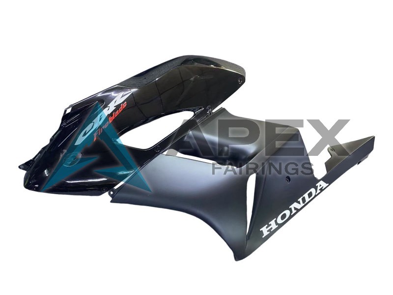 Glossy Black Matte Grey Red Fireblade - Honda CBR1000RR Fireblade SC57 (2004-2005) ABS Fairings | Apex Fairings — view 4