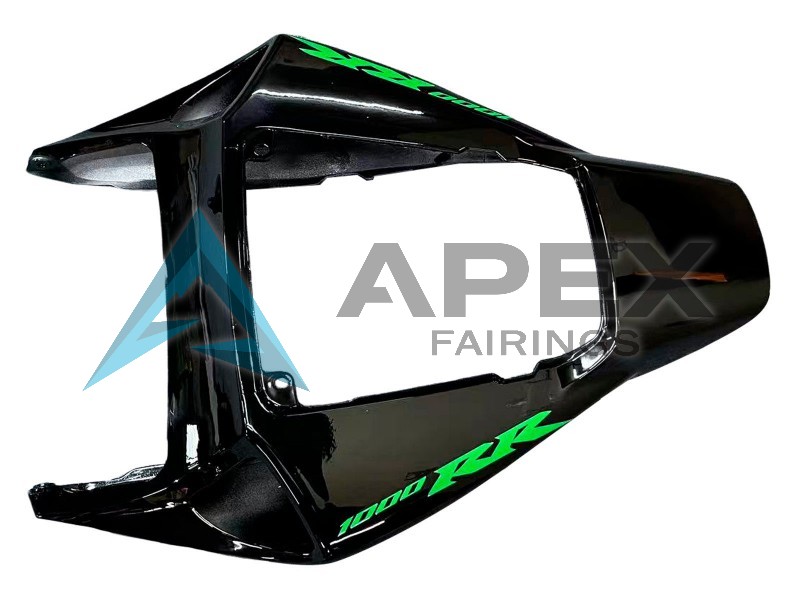 Glossy Black Yellow Green Monster - Honda CBR1000RR Fireblade SC57 (2004-2005) ABS Fairings | Apex Fairings — view 4