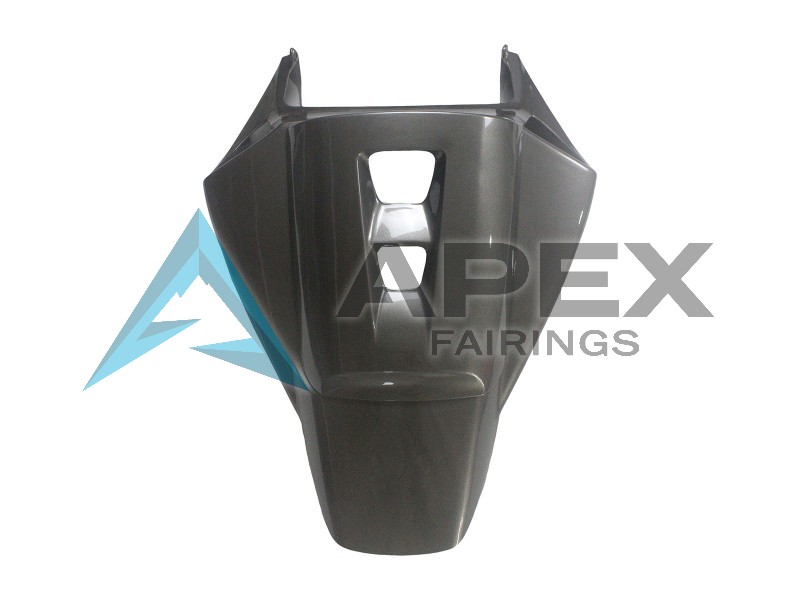 Glossy Grey Glossy Black - Honda CBR1000RR Fireblade SC57 (2004-2005) ABS Fairings | Apex Fairings — view 4