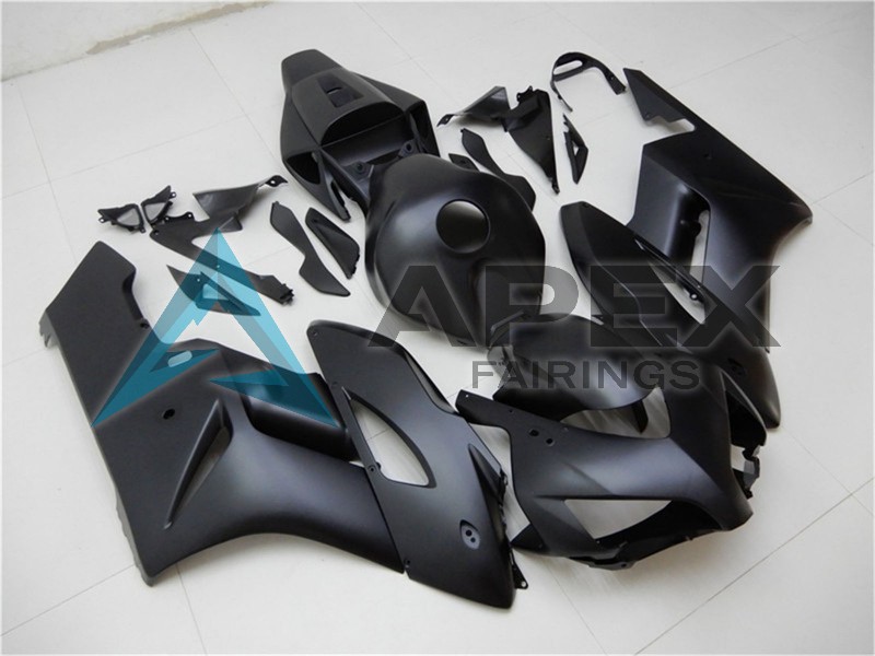 Matte Black - Honda CBR1000RR Fireblade SC57 (2004-2005) ABS Fairings | Apex Fairings — view 2
