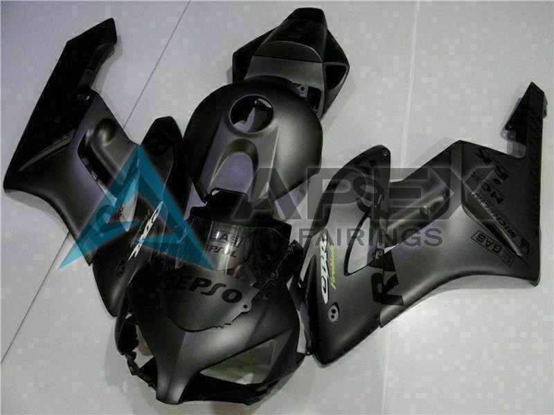 Matte Black Orange Rossi - Honda CBR1000RR Fireblade SC57 (2004-2005) ABS Fairings | Apex Fairings — view 2