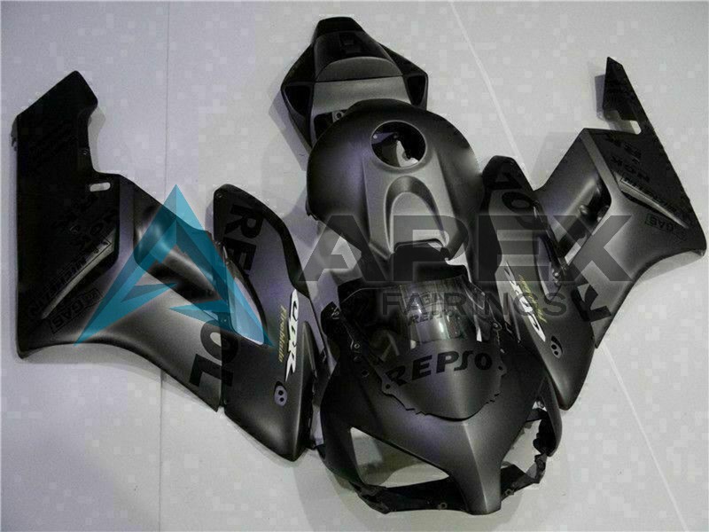 Matte Black Orange Rossi - Honda CBR1000RR Fireblade SC57 (2004-2005) ABS Fairings | Apex Fairings — view 3