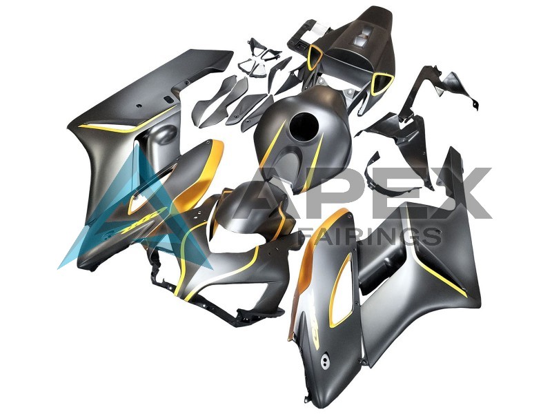 Matte Black Repsol - Honda CBR1000RR Fireblade SC57 (2004-2005) ABS Fairings | Apex Fairings — view 3