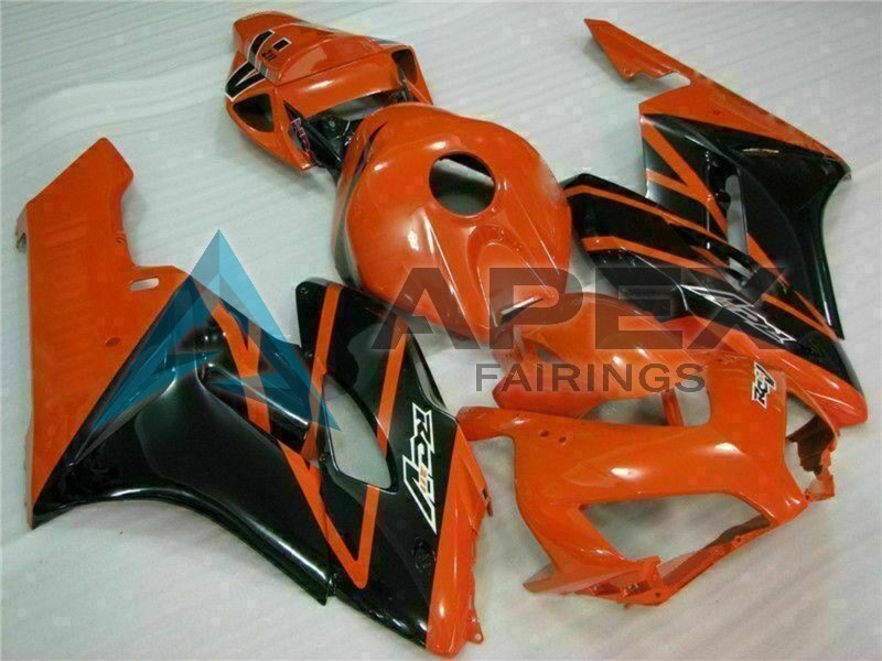 Orange Glossy Black - Honda CBR1000RR Fireblade SC57 (2004-2005) ABS Fairings | Apex Fairings — view 2